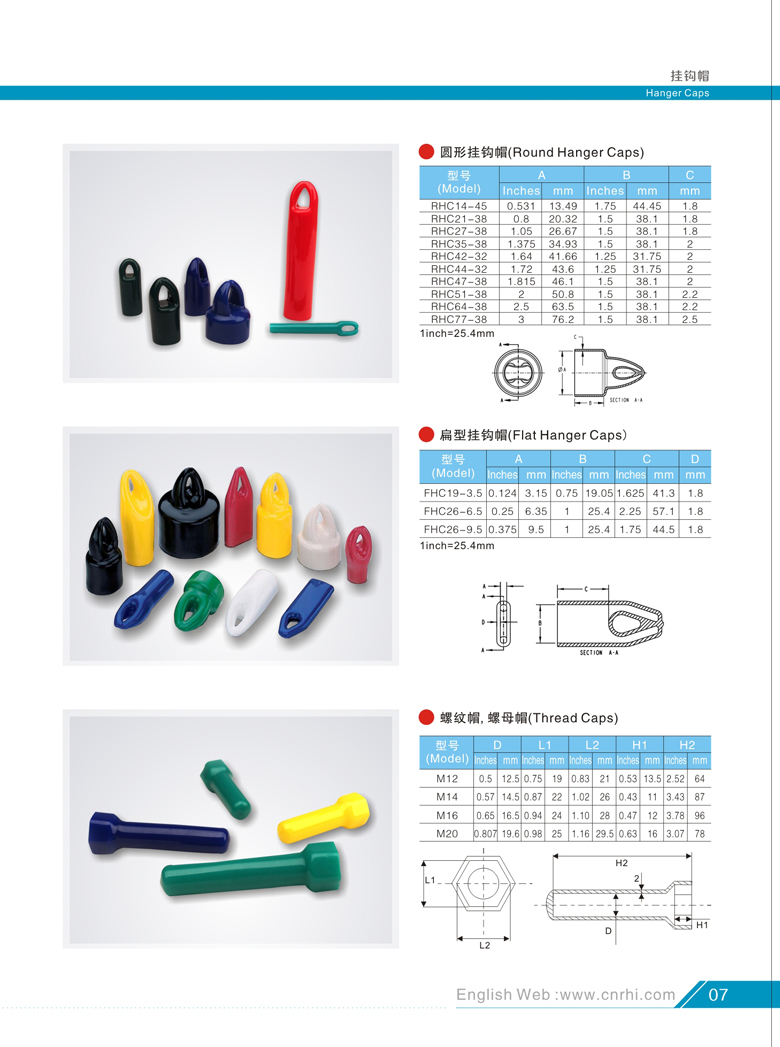 rhi plastic caps and copper busbar